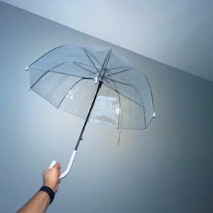 Clear clean umbrella